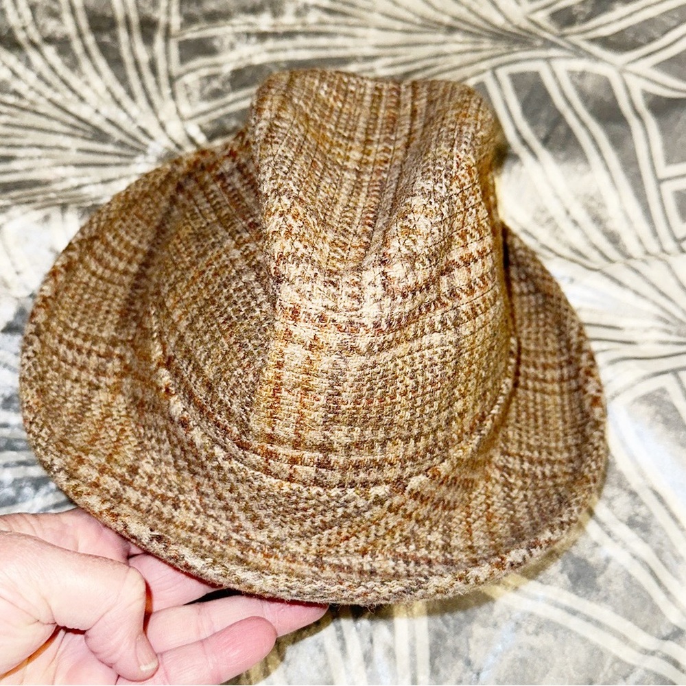 DOBBS 5th Avenue New York Tweed Fedora NWOT SZ 7